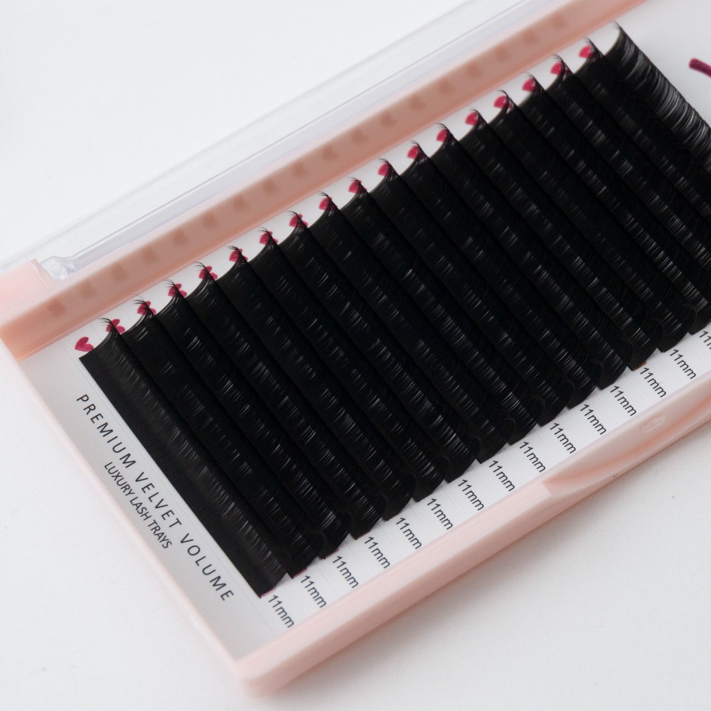 Premium velvet matte lash trays